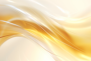 金色丝绸褶皱光泽背景图