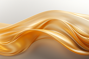 金色丝绸高端丝滑背景图