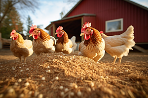 养鸡场农业养殖农村摄影图
