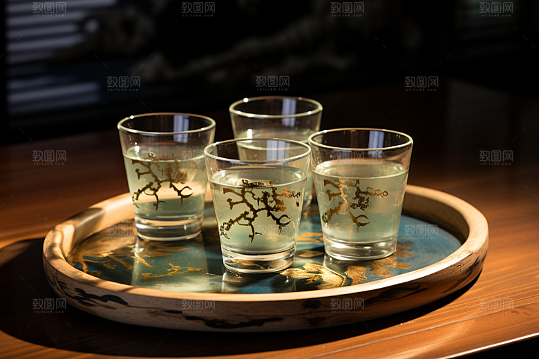 美酒3D饮品效果图