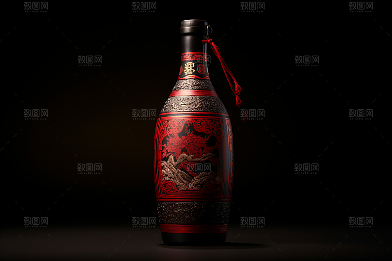 美酒酒壶品酒效果图