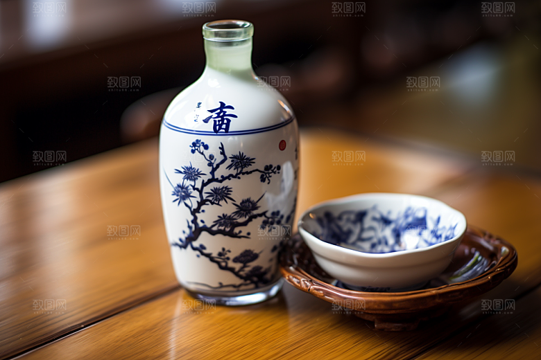 美酒白酒3D效果图