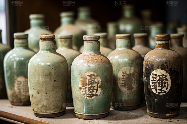美酒果酒酒具效果图