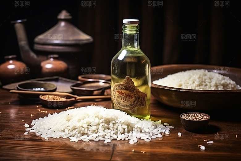 美酒品酒饮品效果图