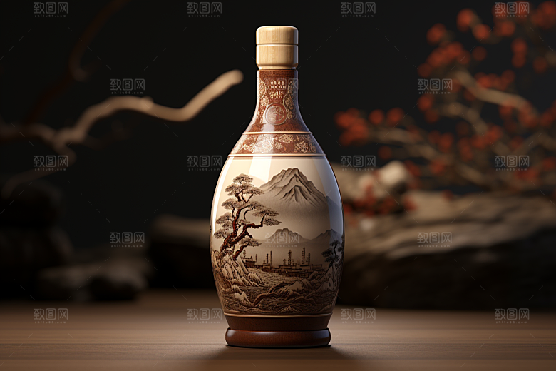 美酒高清饮品效果图