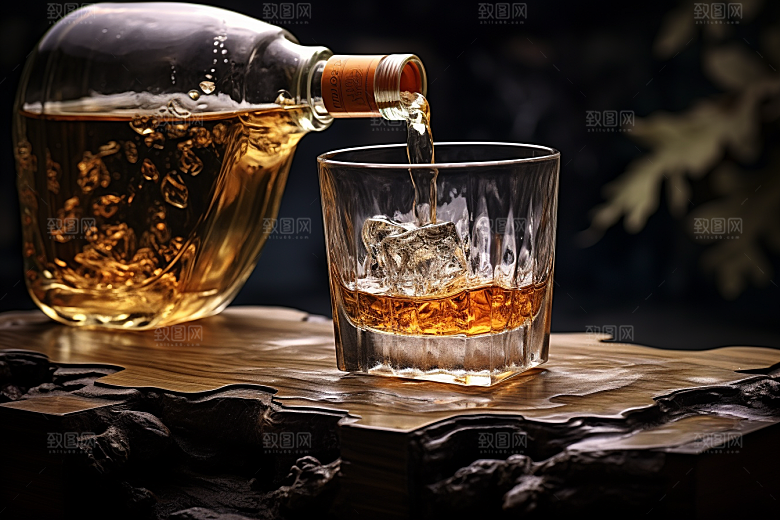美酒酒具酒器摄影图