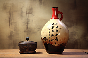 美酒精致品酒摄影图