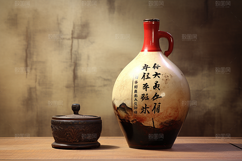 美酒精致品酒摄影图