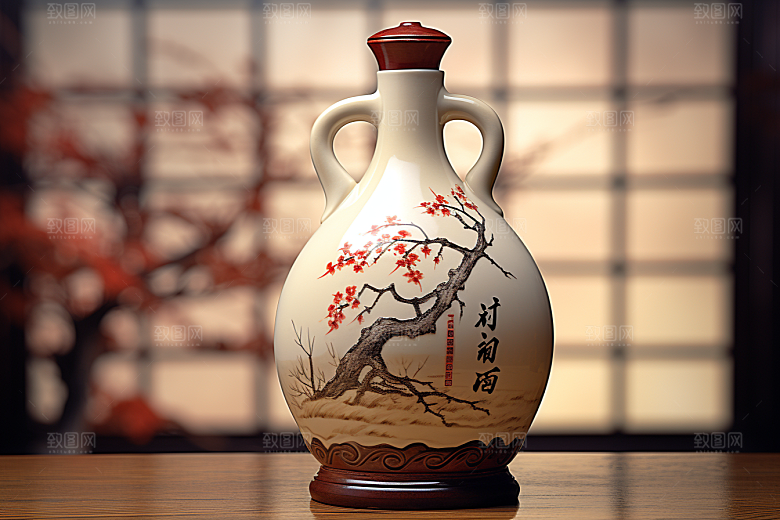 美酒品酒高清摄影图