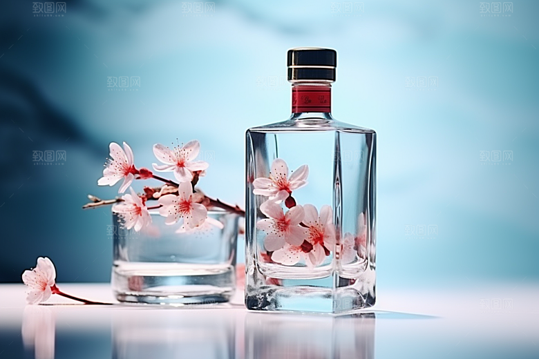 美酒高清酒瓶摄影图