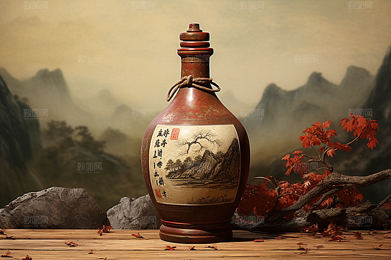 美酒高清酒具摄影图