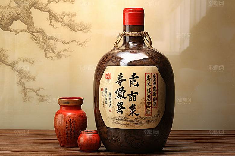 美酒酒具饮品摄影图