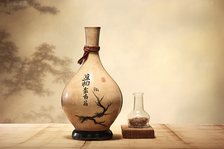 美酒品酒饮品摄影图
