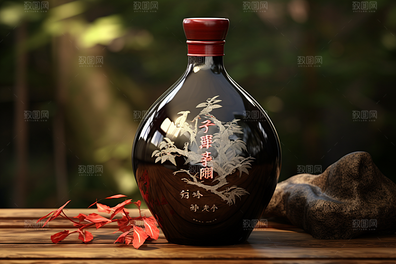 美酒品酒饮品摄影图