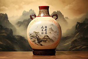 美酒品酒饮品摄影图