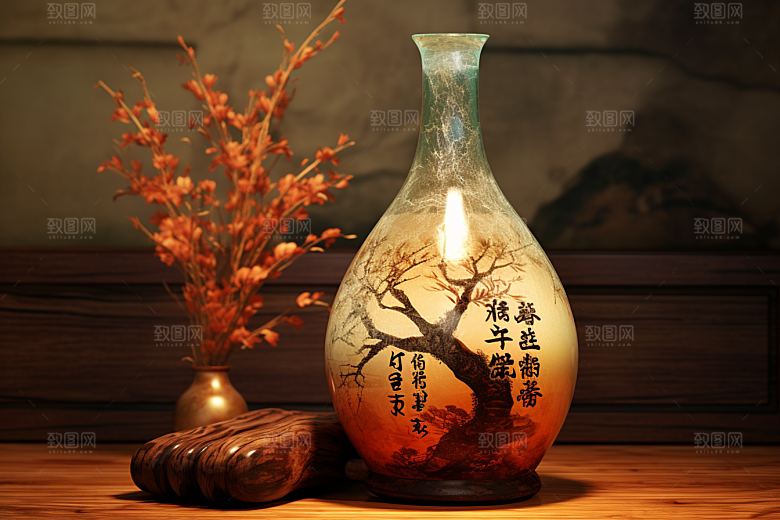 美酒高清酒具摄影图
