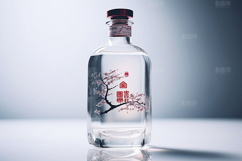 美酒高清酒瓶摄影图