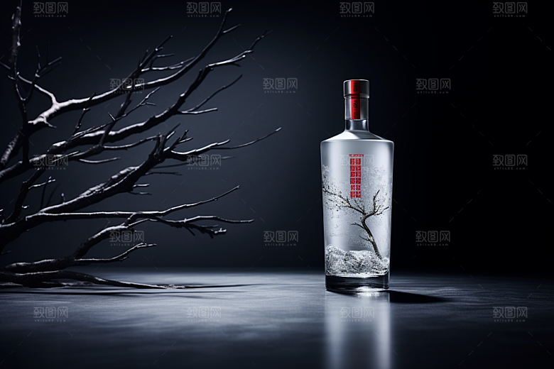 美酒酒杯酒具摄影图