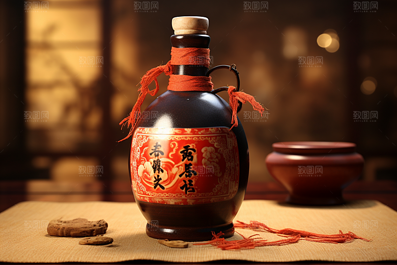 美酒精致品酒摄影图