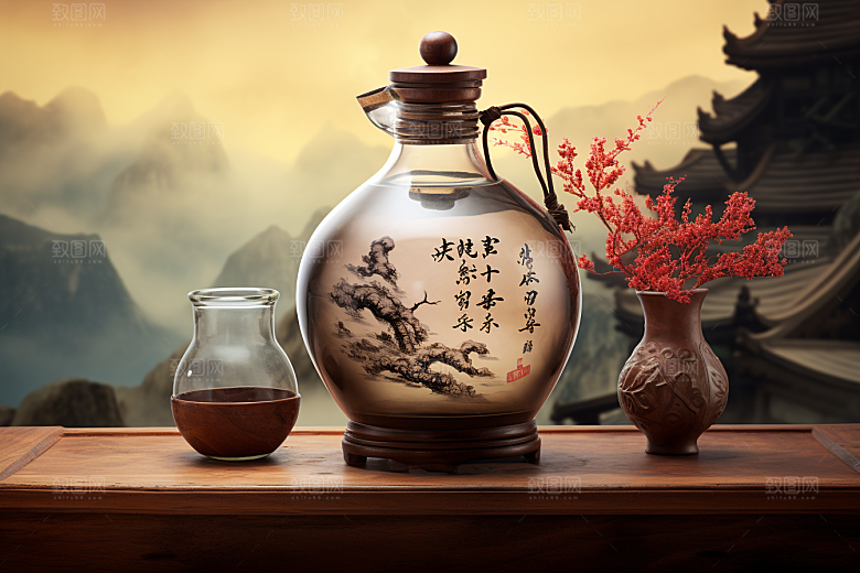 美酒高清饮品摄影图