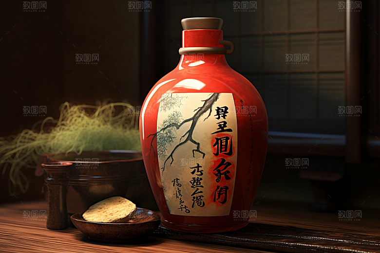 美酒品酒酒杯摄影图
