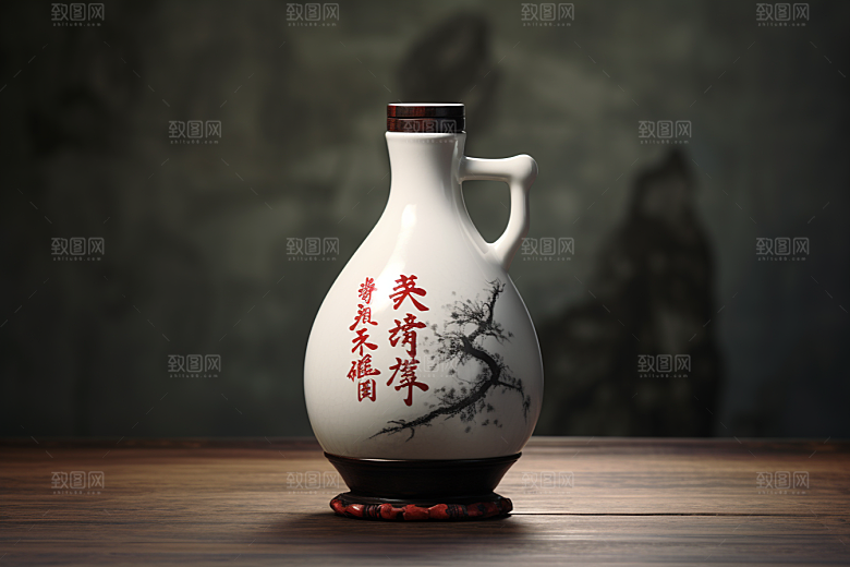 美酒酒杯酒具摄影图