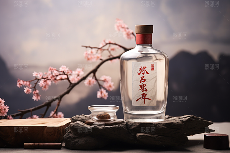 美酒酒具饮品摄影图
