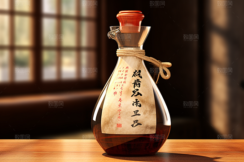 美酒高清酒器摄影图