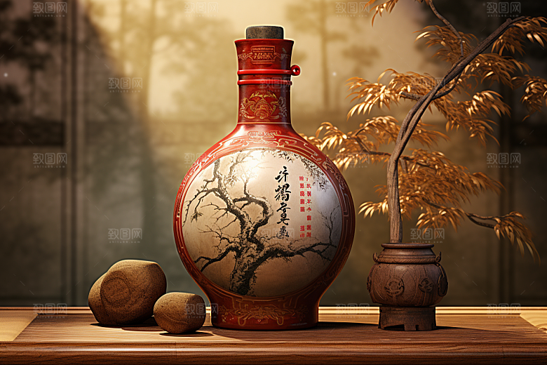美酒酒具畅饮摄影图