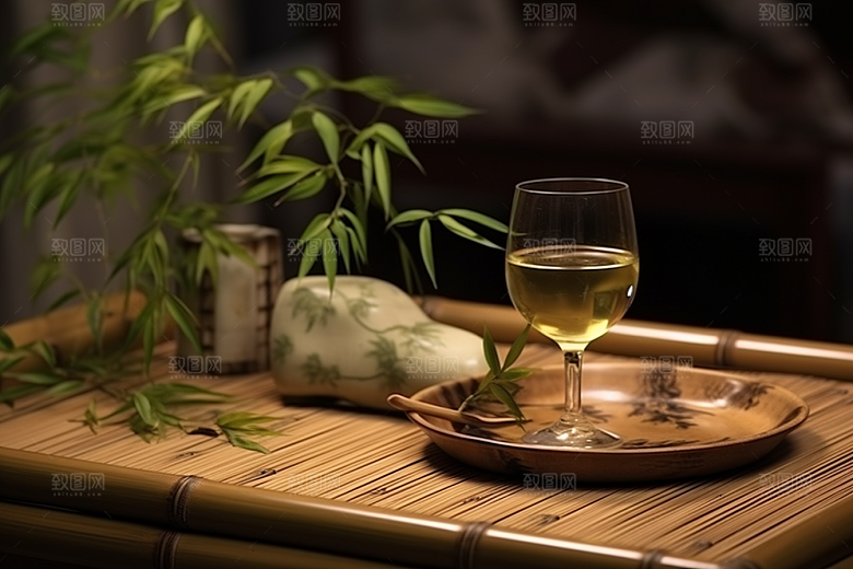 美酒酒瓶高清摄影图