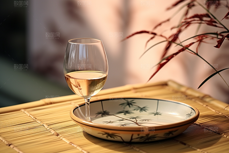 美酒酒瓶高清摄影图