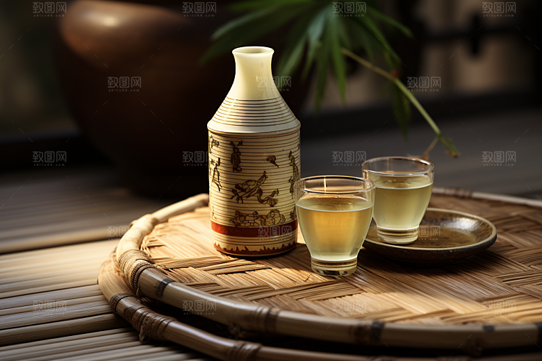 美酒高清酒瓶摄影图