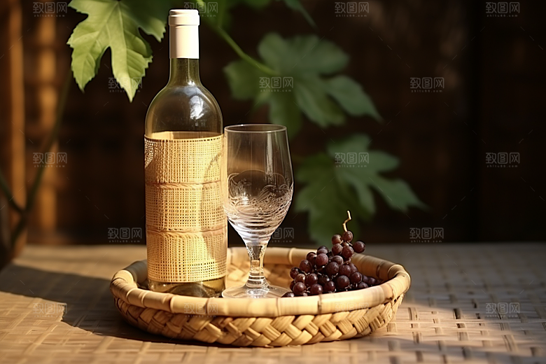 美酒高清酒杯摄影图