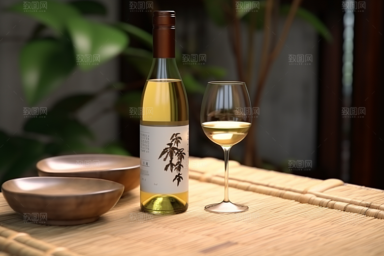 美酒酒具酒器摄影图