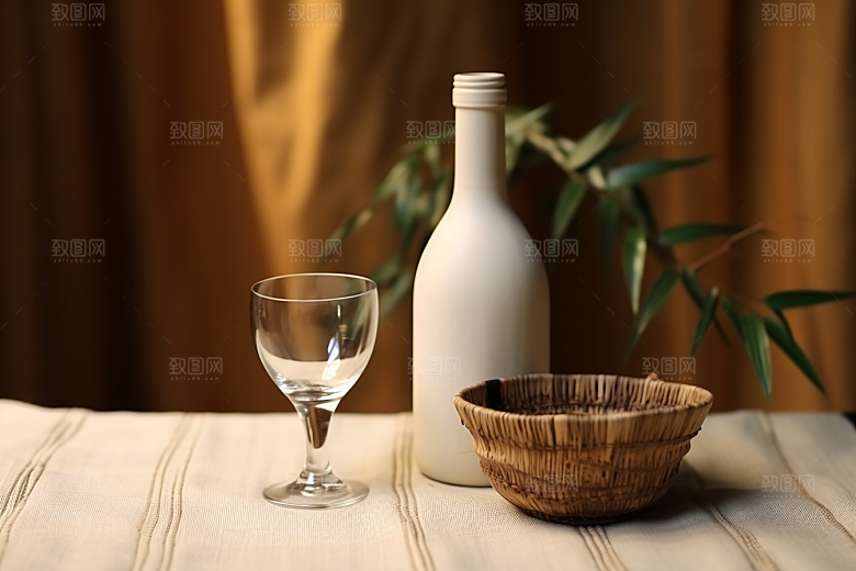 美酒饮品精致摄影图