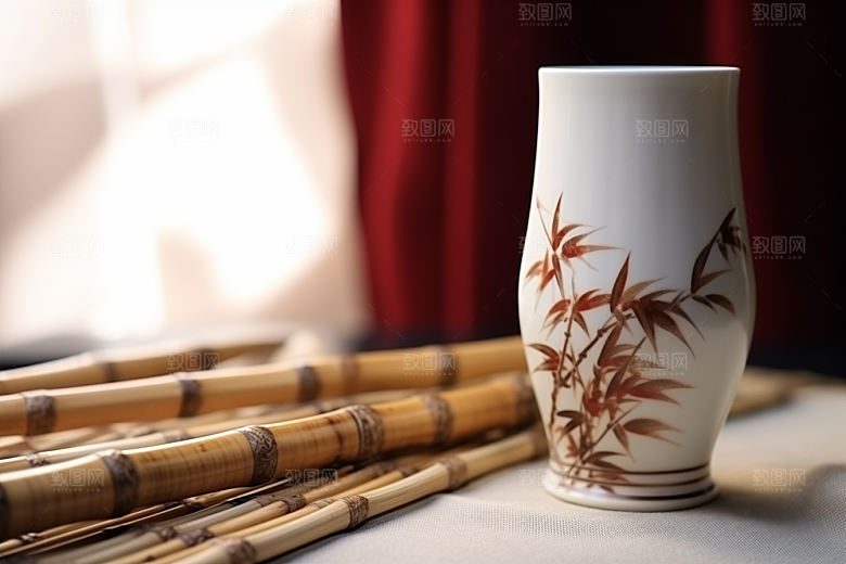 美酒酒器饮品摄影图