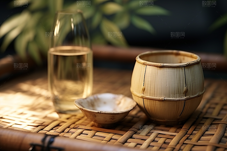 美酒饮品酒杯摄影图