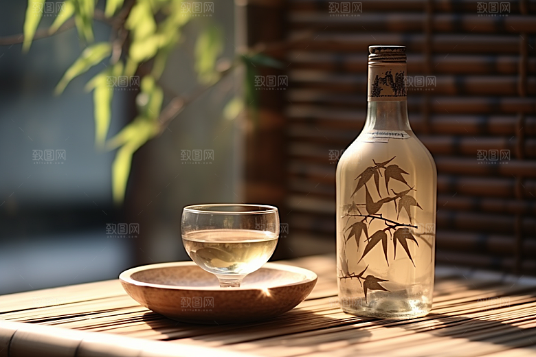 美酒酒器高清摄影图