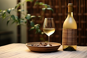 美酒精致品酒摄影图