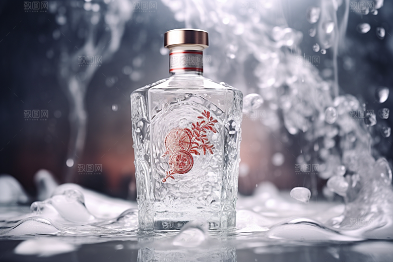 美酒酒杯酒具摄影图