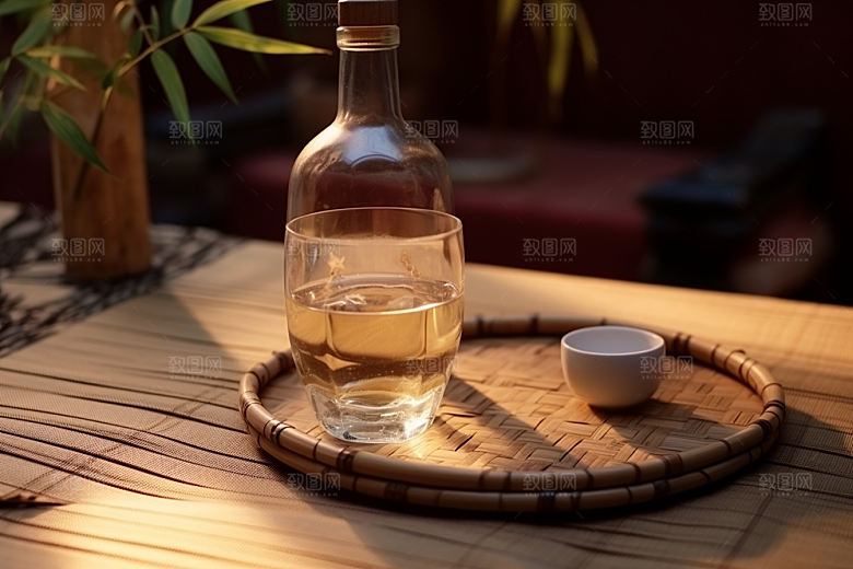 美酒酒具酒器摄影图