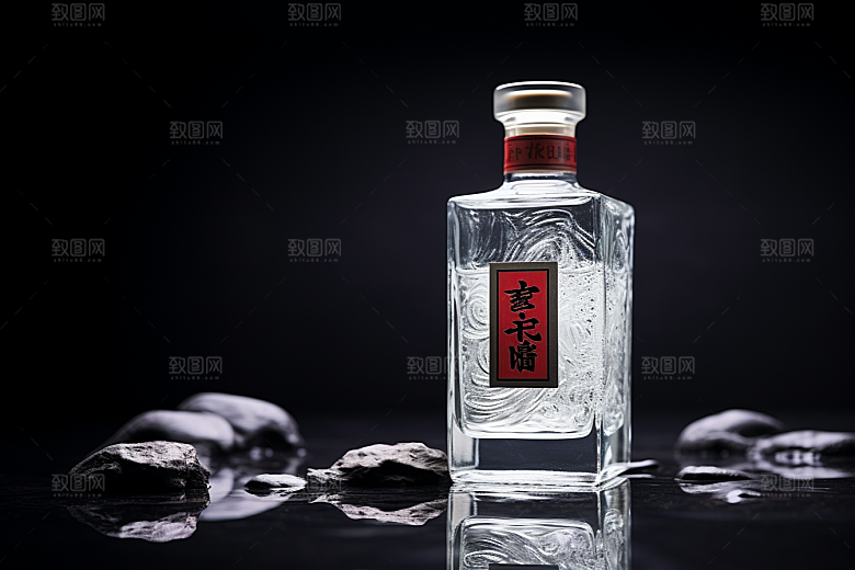 美酒酒杯品酒摄影图
