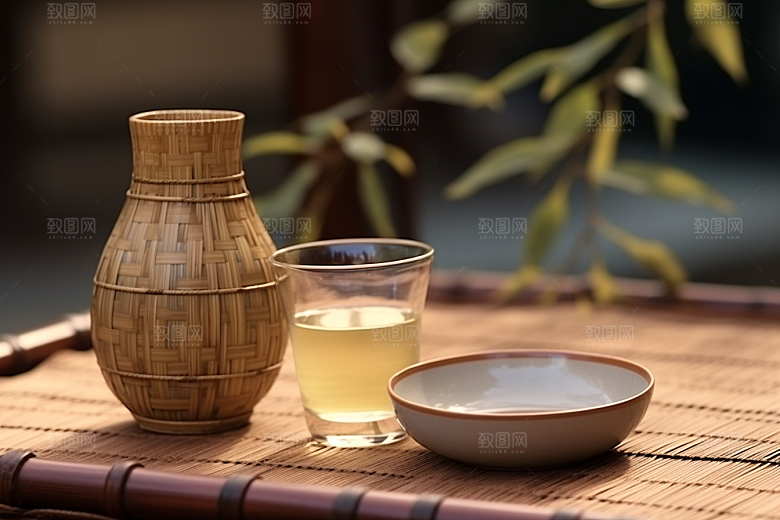 美酒饮品畅饮摄影图