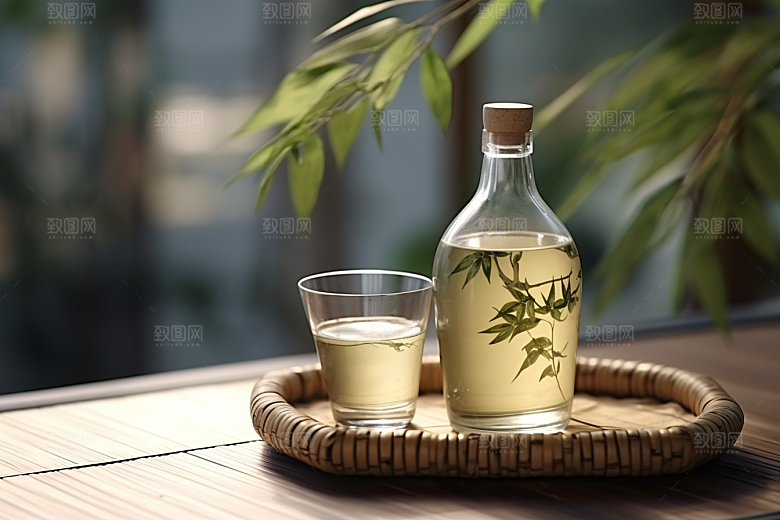 美酒酒杯饮品摄影图