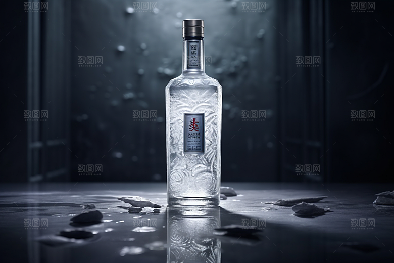 美酒酒杯饮品摄影图