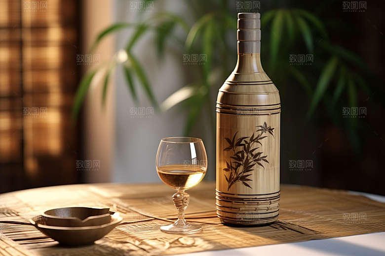 美酒酒器高清摄影图