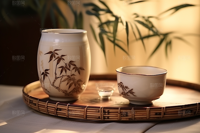 美酒酒瓶高清摄影图