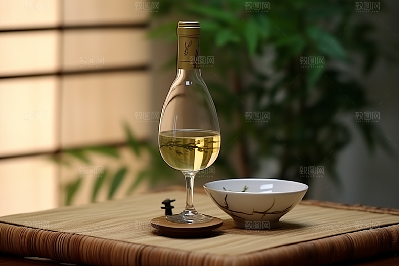 美酒高清酒器摄影图