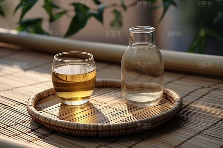 美酒品酒精致摄影图