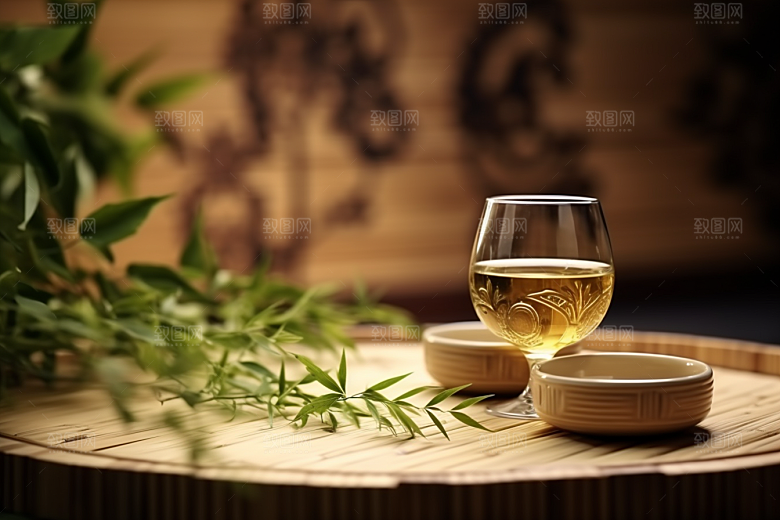 美酒酒器酒具摄影图